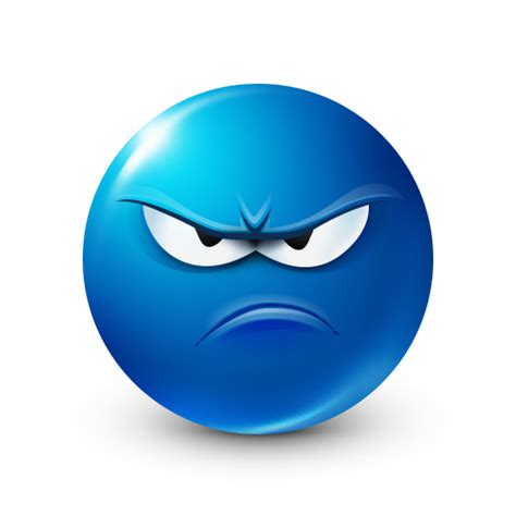 Bluemoji Frowny Face | Blue Emojis | Know Your Meme