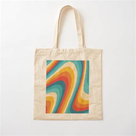 70s Retro Aesthetic Tote Bag by trajeado14 | Handpainted tote bags, Tote bag canvas design ...