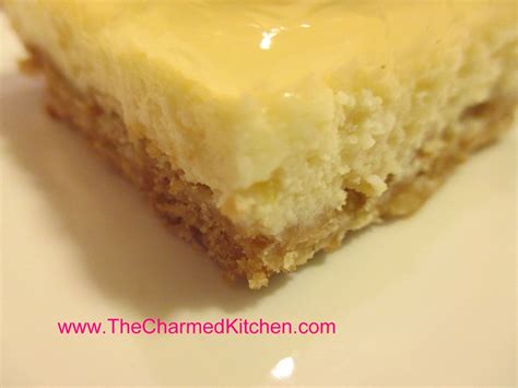 Lemonade Cheesecake Squares | The Charmed Kitchen