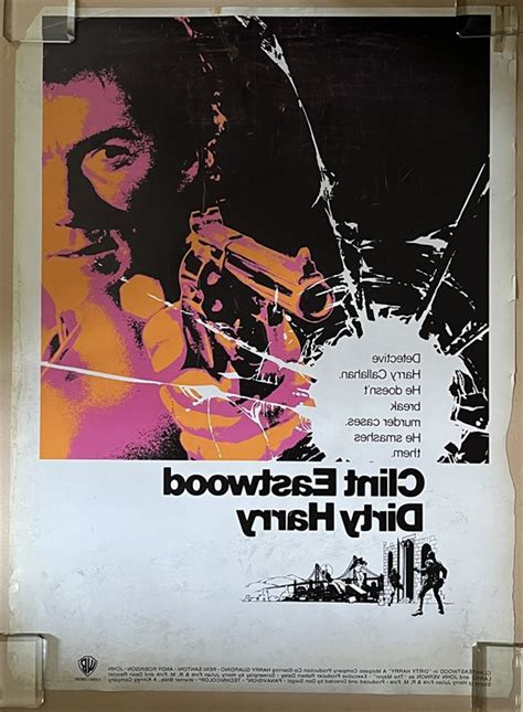 Dirty Harry Poster, 1971, Gold Bill