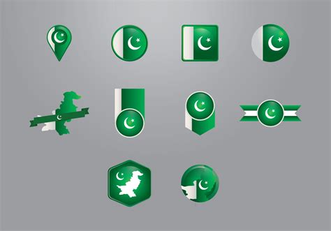 Pakistan Flag Vectors 113440 Vector Art at Vecteezy