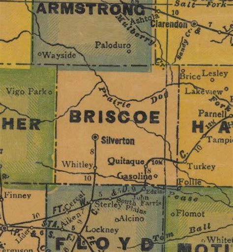 Briscoe County Texas history, cities, towns, county seat, courthouse ...