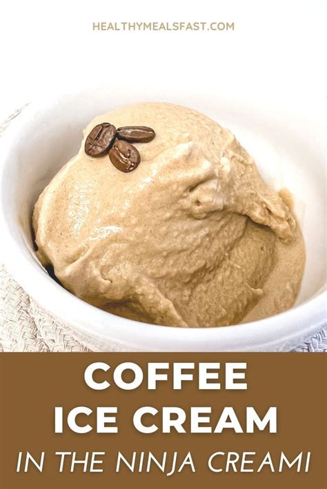 The ultimate coffee treat, this Ninja CREAMi coffee ice cream is rich ...