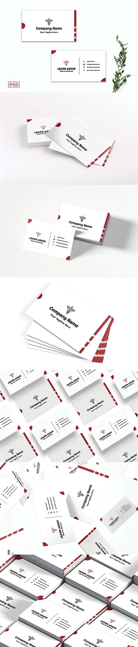 Red Business Card Template V2 - Free Download