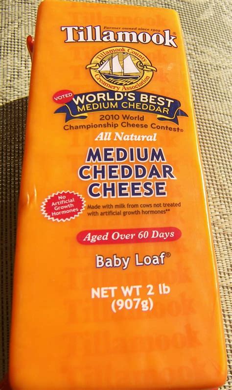 Cheese Review – Tillamook Medium Cheddar Cheese - Eat Like No One Else