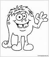 Funny 1 Coloring Page  Free Printable Pages sketch template