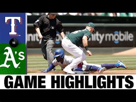 Rangers vs. Athletics Highlights (7/1/21) | MLB Highlights - YouTube