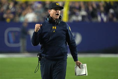 Jim Harbaugh: 'I expect that I will be enthusiastically coaching ...