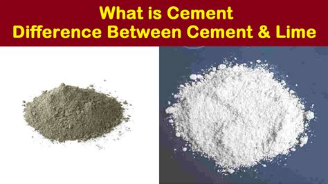 Difference Between Lime and Cement - Dream Civil