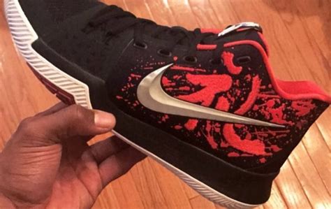 Nike Kyrie 3 Black Red Silver White - Sneaker Bar Detroit