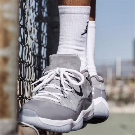 Cool Grey 11s On Feet