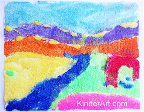 Sand Painting Lesson Plan: Multicultural Art and Craft Lessons for Kids: KinderArt