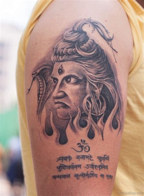 35 Nice Shiva Tattoos On Shoulder