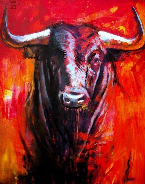 Résultats de recherche d'images pour « peinture boeuf » | Arte taurino, Toros pintados, Arte de ...