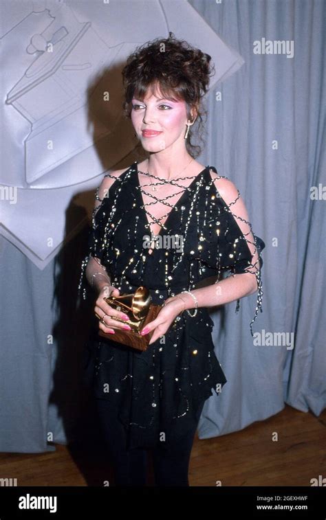 Pat Benatar at the 24th Annual Grammy Awards on February 24, 1982 at ...