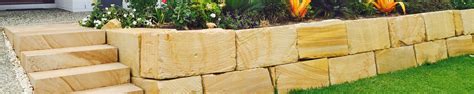 Sandstone Blocks and Boulders Retaining Wall Blocks