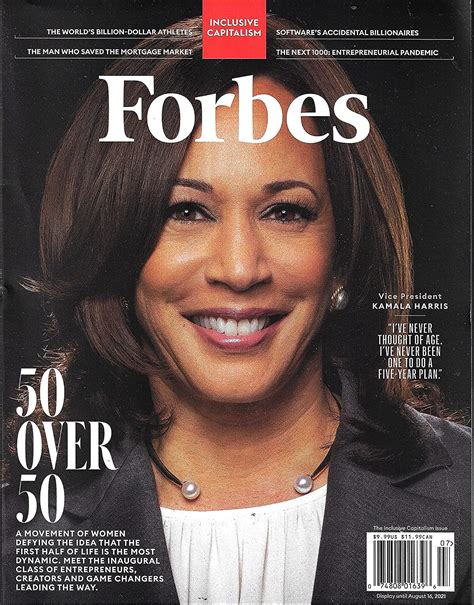 Forbes Magazine (June July, 2021) Vice Presidnt KAMALA HARRIS Cover