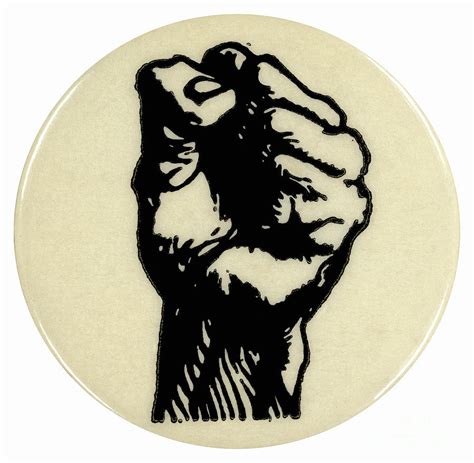 FIST SYMBOL, c1970 Photograph by Granger - Pixels