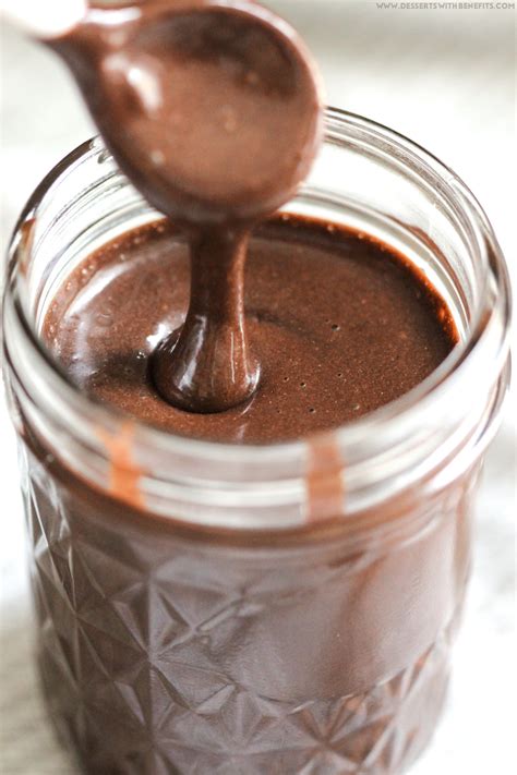 Healthy Homemade Chocolate Syrup recipe | sugar free, low fat, vegan