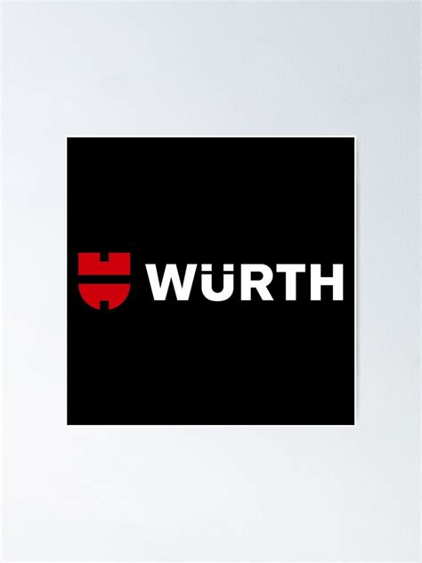 "Logo of Wurth" Poster by blackely | Redbubble