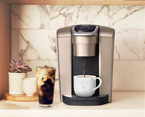 Keurig K-Elite Coffee Maker, Single Serve K-Cup Pod Coffee Brewer, With Iced Coffee Capability ...