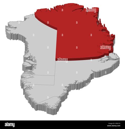 Northeast greenland national park map hi-res stock photography and ...