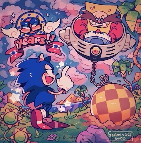 Sonic and eggman - Sonic the Hedgehog Fan Art (45019615) - Fanpop