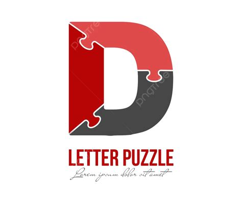 Puzzle Letter D Logo Illustration For Education Illustration Concept Emblem Vector, Illustration ...