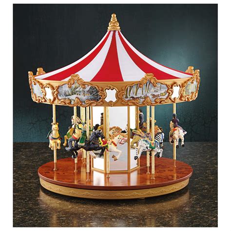 Gold Label™ Classic Animated Carousel Music Box - 420799, Seasonal Gifts at Sportsman's Guide