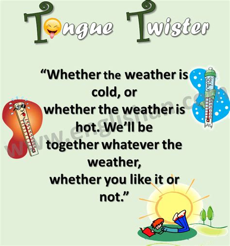 50 Tongue Twisters In English with PDF