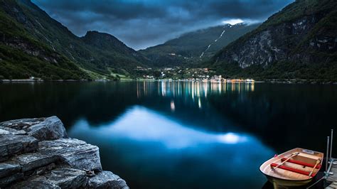 Mountain Lake Beautiful Night, HD Nature, 4k Wallpapers, Images, Backgrounds, Photos and Pictures
