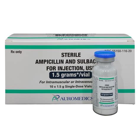 AMPICILLIN SULBACTAM SOD 1.5G - RX Products