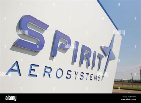 A logo sign outside of the headquarters of Spirit AeroSystems, Inc., in ...