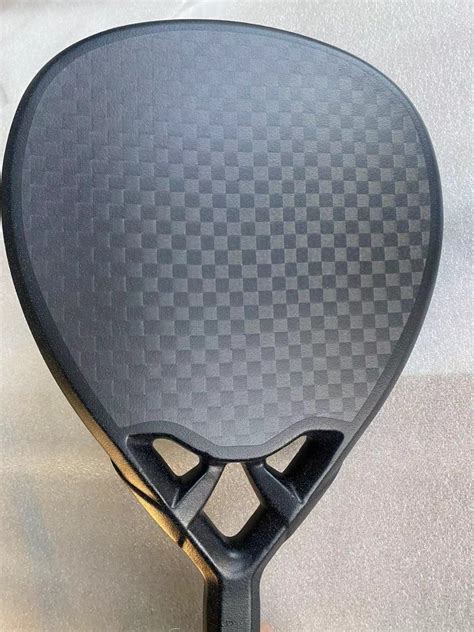 OEM Diamond/Teardrop/Round Shape Padel Racket Black EVA Core Carbon Paddle/Padel Tennis Racket ...