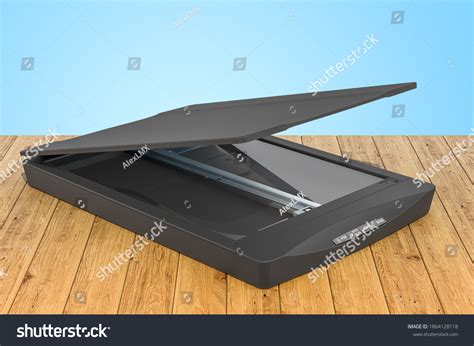 Black Flatbed Scanner 3d Rendering Isolated Stock Illustration 1864128118 | Shutterstock