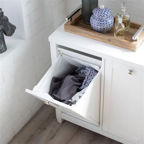 Maximizing Your Space With A Laundry Basket Cabinet - Home Cabinets