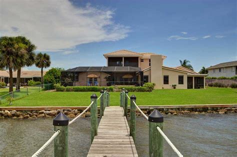 Riverfront Home For Sale in Melbourne Beach Florida