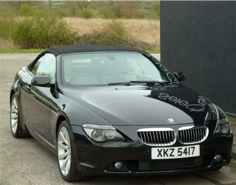 Bmw 650i convertible auto black | in Farnham, Surrey | Gumtree