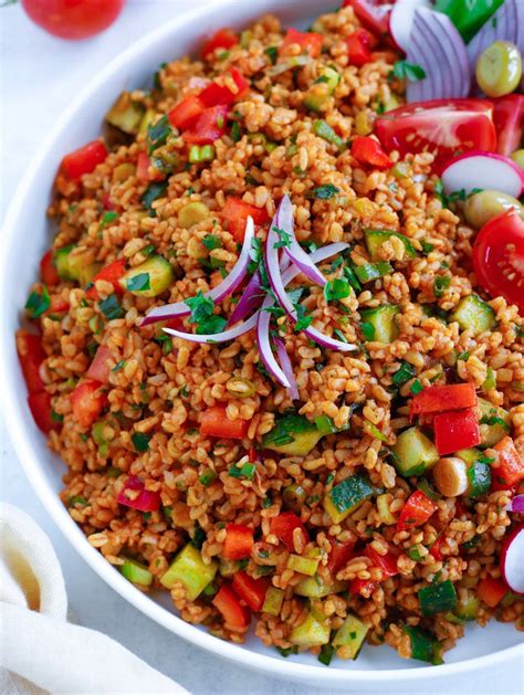 Turkish Bulgur Salad, Aka. Kisir – Cookin' with Mima