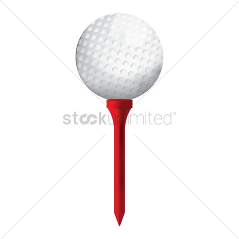 Golf Ball On Tee Vector at Vectorified.com | Collection of Golf Ball On Tee Vector free for ...