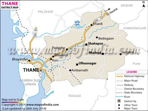 Thane District Map