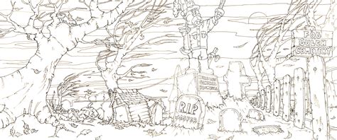 Graveyard Drawing at GetDrawings | Free download