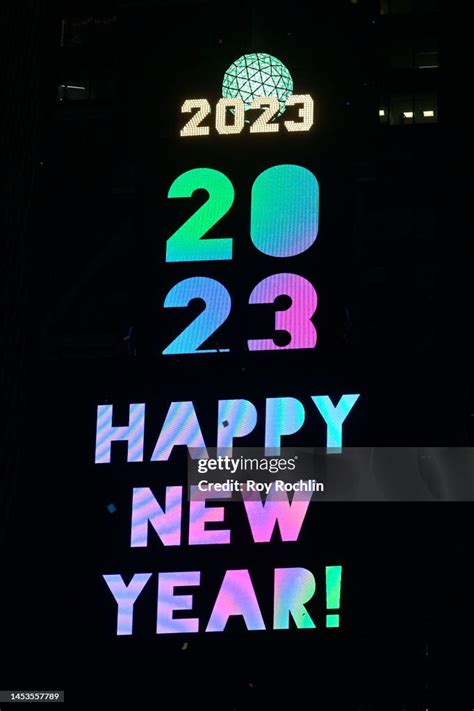 The Times Square New Year's Eve 2023 Celebration on December 31, 2022... News Photo - Getty Images