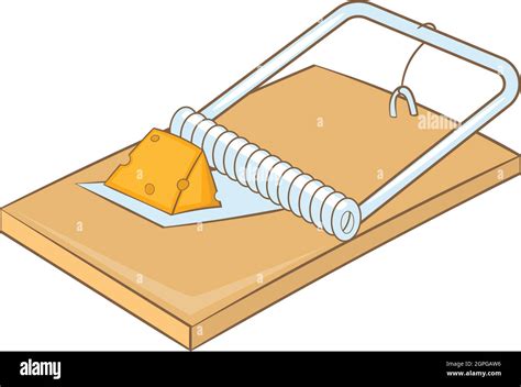 Mousetrap icon, cartoon style Stock Vector Image & Art - Alamy