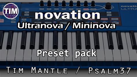 !! ALL NEW !! Novation Ultranova or Mininova Sounds / Patches / Presets ...