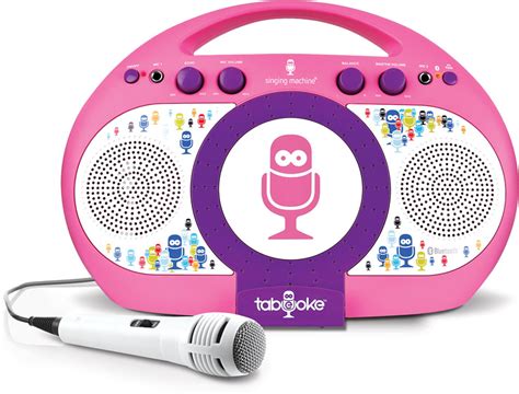 Singing Machine Pink Tabeoke Portable Bluetooth Karaoke System - The Good Toy Group