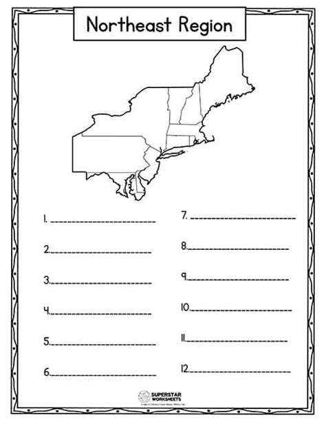 Northeast Region Map Blank | Hot Sex Picture