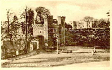 Entrance to the Castle, Antrim | Postcards Ireland