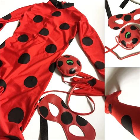 marinette miraculous and ladybug cat noir costume kids costumes cosplay kid girl adult halloween ...