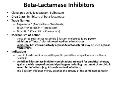 PPT - Beta- Lactamase Inhibitors PowerPoint Presentation, free download ...